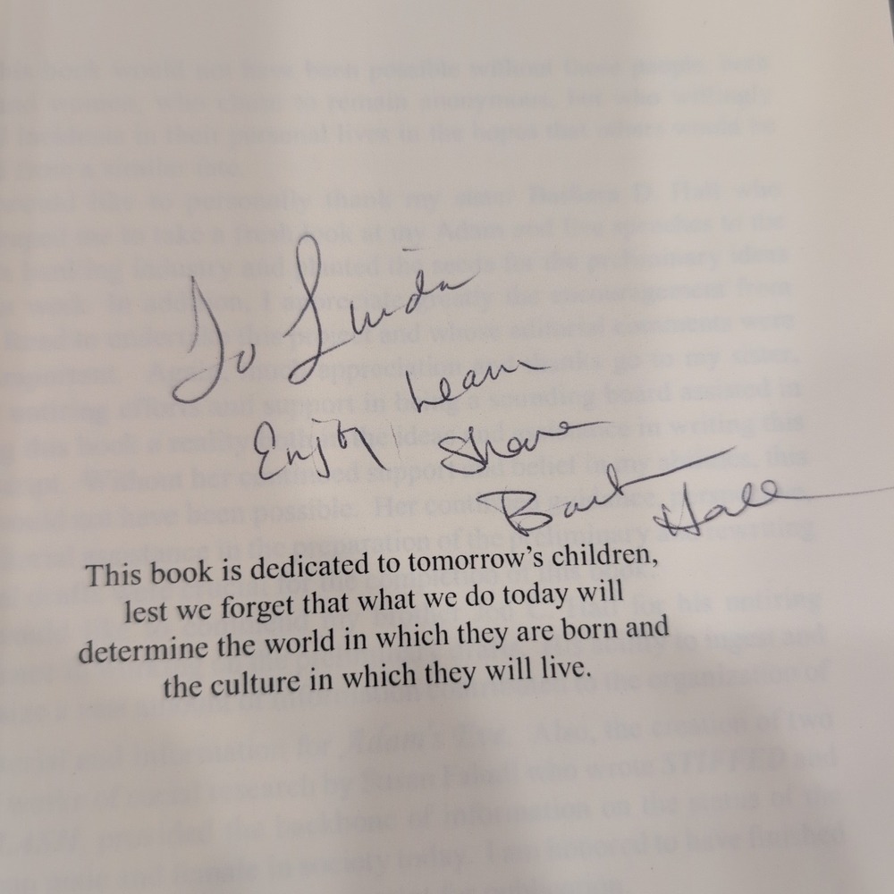 Adam's Eve A Handbook for the Social Revolution ECOA Jon & Barbara D Hall Signed - Picture 4 of 5